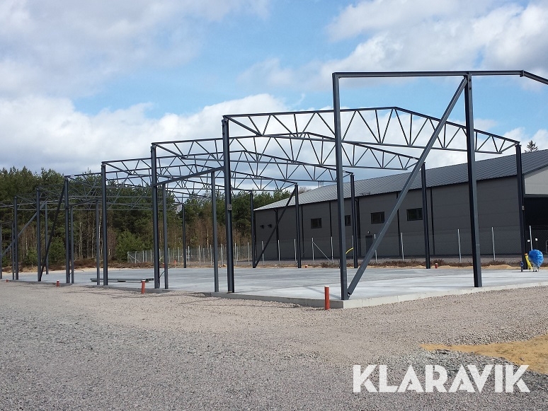 Stålstomme Verkstadshall Ny