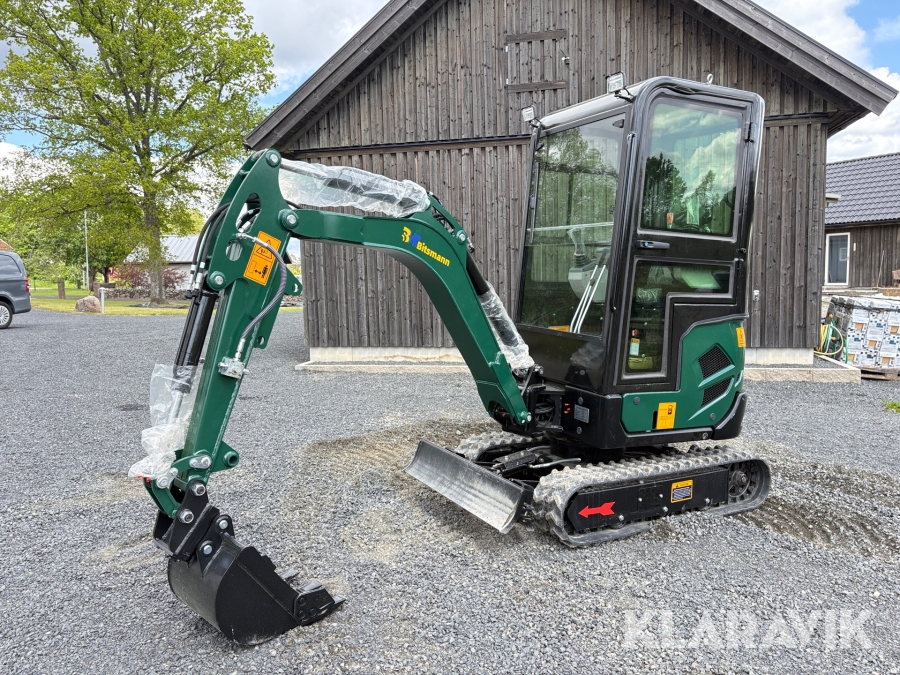 Grävmaskin Bitsmann BSM18 med Kubotamotor