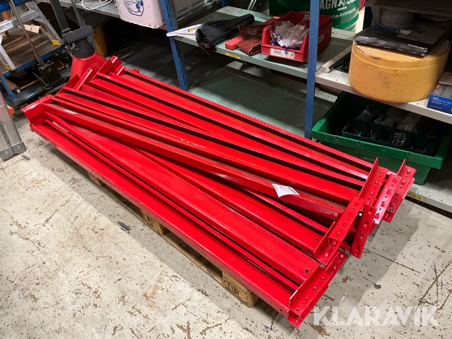 Pallställ 3 st sektioner komplett