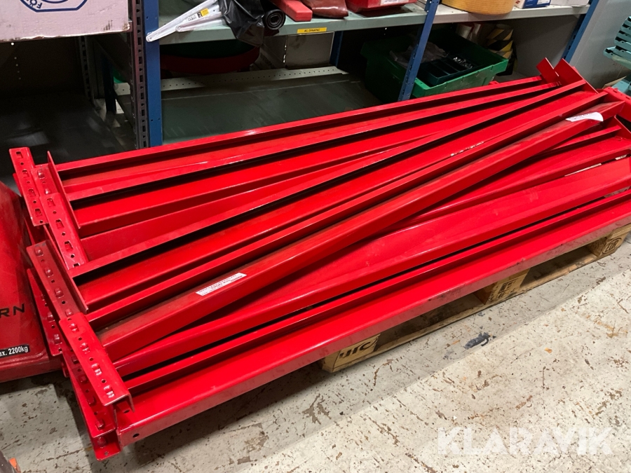 Pallställ 3 st sektioner komplett