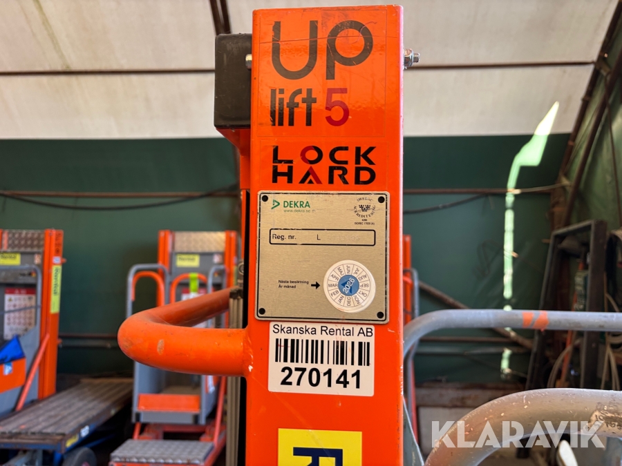 Pelarlift Lock Hard UP LIFT 5-120