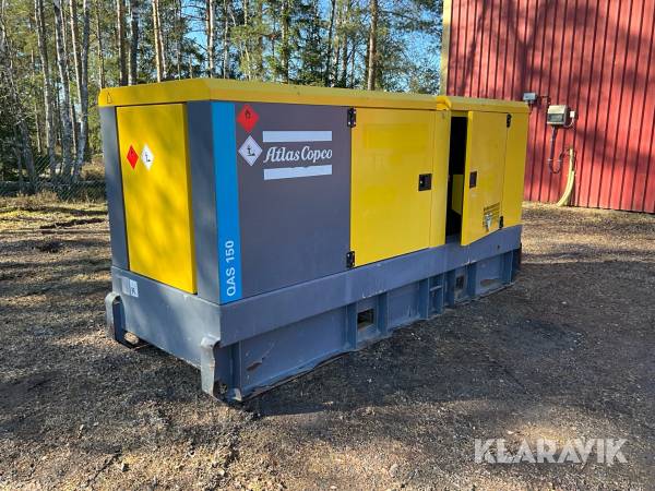 Elverk Atlas Copco QAS150
