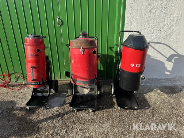 Stoftavskiljare Pullman Ermator S2800, PVL 1300A, S12 3st