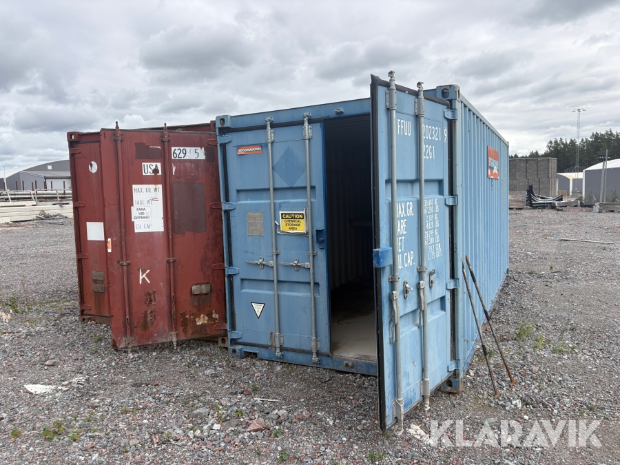 Containers 2 st 20 fot