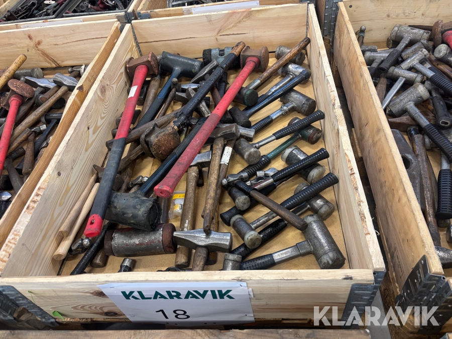 Blandpall med hammare