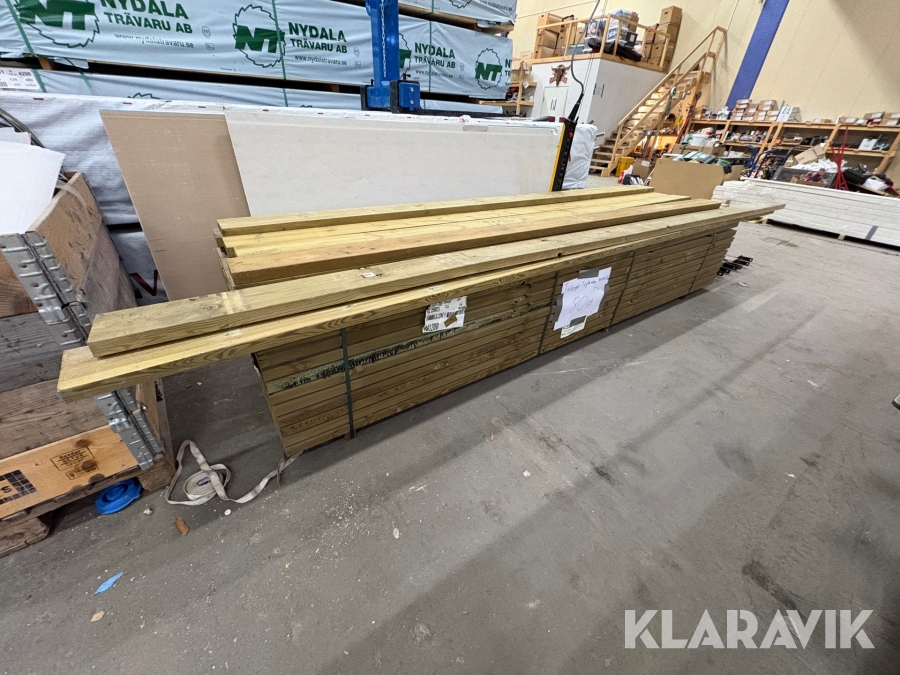 Tryckimpregnerat Virke Södra Träreglar 45X170mm,3,6m