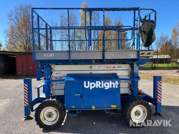 Dieseldriven saxlift UpRight X33RT