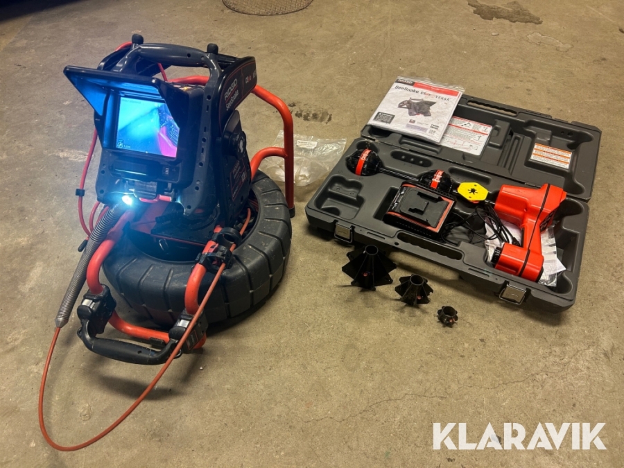 Rörålskamera Ridgid Seesnake Compact C40,CS6X, Scout Navitrack