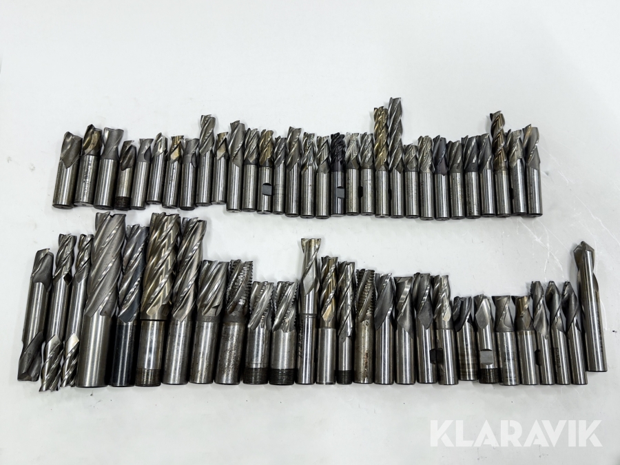 Snabbstålsfräsar ≈ 16-30mm, 2- och 4-skäriga