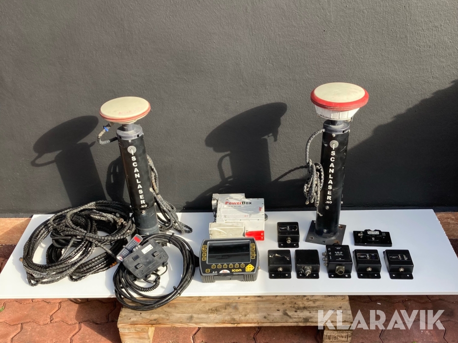 Maskinstyrningssystem Leica Scanlaser