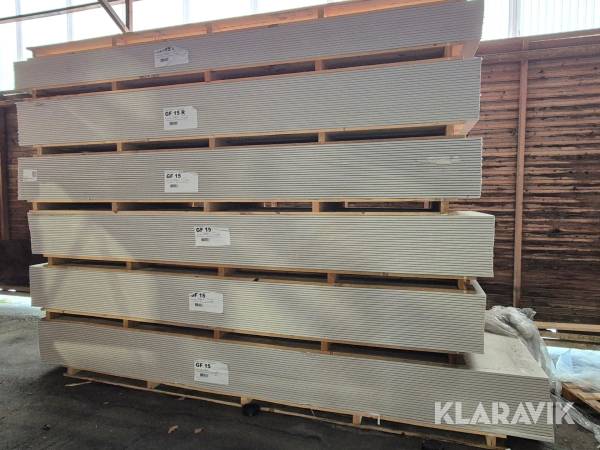 Brandgips Gyproc GF 15 R parti