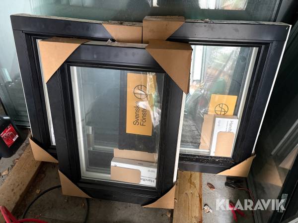 Fönster treglas Svenska fönster trä/alu sido in 2+1Glas F1