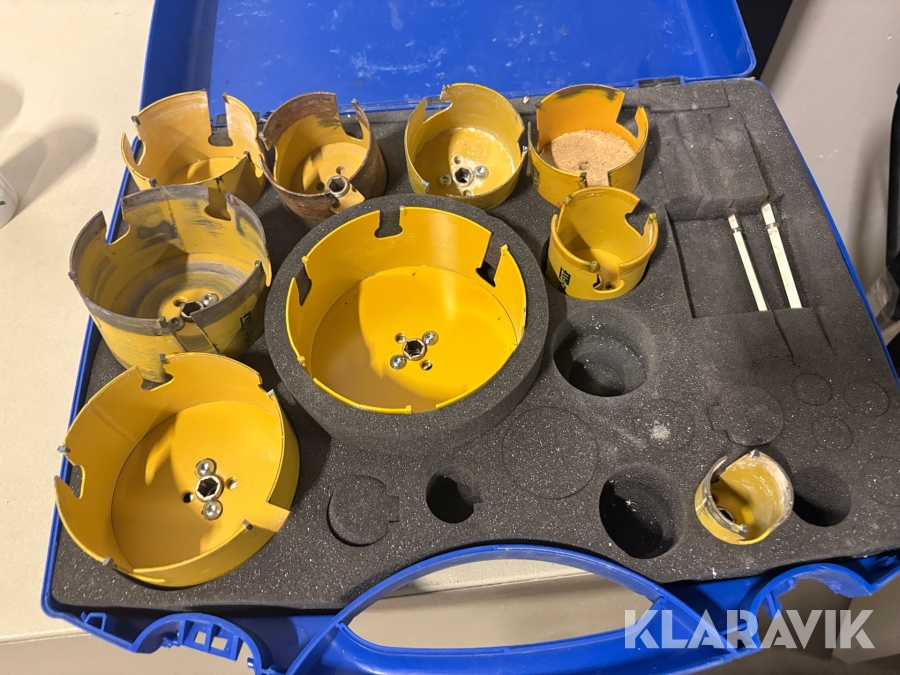 Hålsågar FitPro Drill & drop med diamanttänder