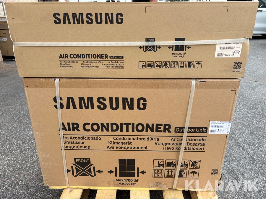 Luftvärmepump komplett Inne & utedel Samsung AR09TXCACWKX & AR12TXCACWKN