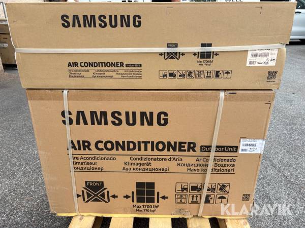Luftvärmepump komplett Inne & utedel Samsung AR09TXCACWKX & AR12TXCACWKN