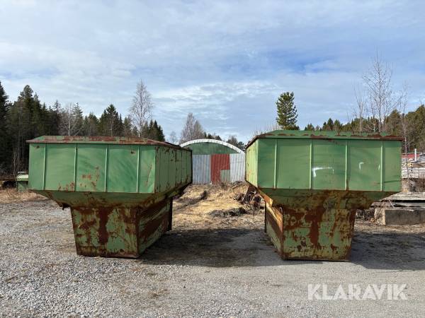 Bygelvagnscontainer KMA 2 st