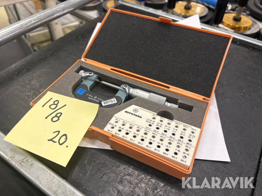 Gängmikrometer Mitutoyo 126-125 0-25mm