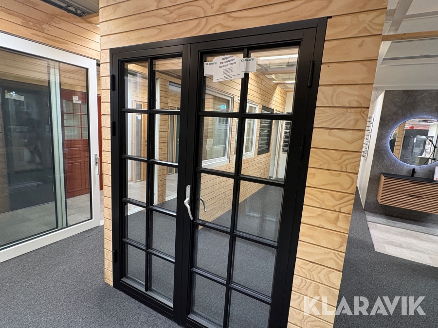 Parfönsterdörr utåtgående Nordiska Fönster Norrland Plus