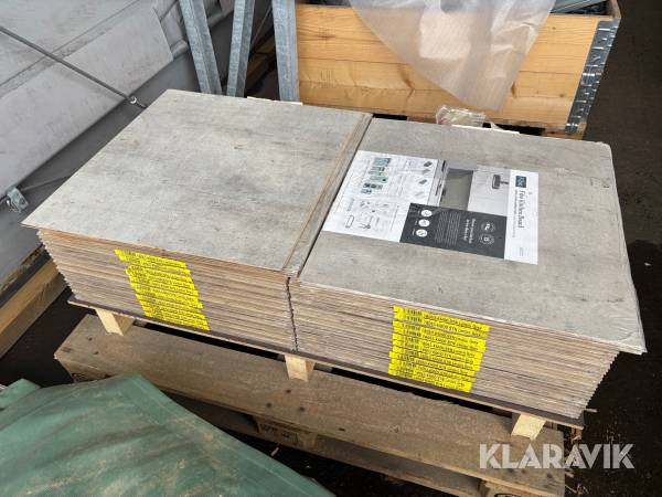 Laminerade väggskivor Fibo Kitchen board gråa