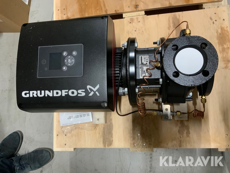 Frekvensstyrd pump med DPI Grundfos NBE40-125/127 A-F2-A BQQE