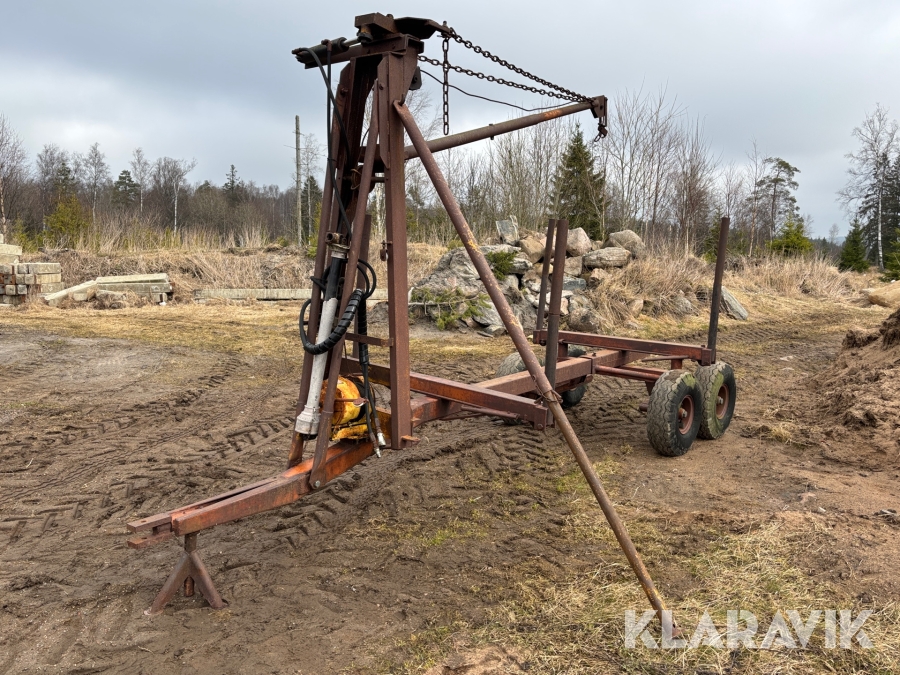 Skogsvagn Gisebo Star kran