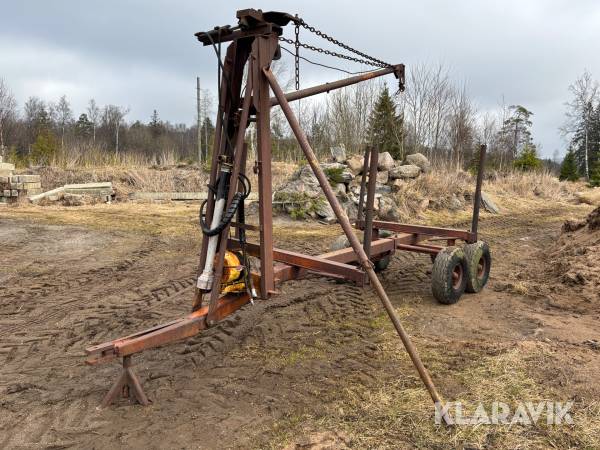 Skogsvagn Gisebo Star kran