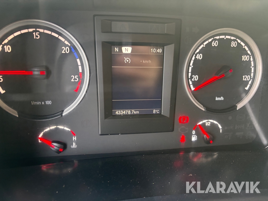 Kranbil Scania G410 Brädgårdsbil