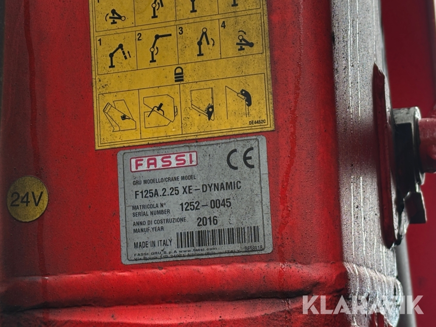 Kranbil Scania G410 Brädgårdsbil