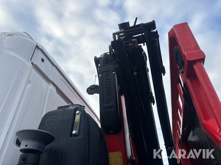 Kranbil Scania G410 Brädgårdsbil