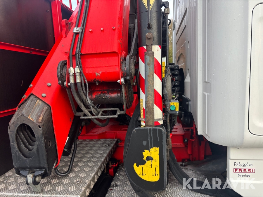 Kranbil Scania G410 Brädgårdsbil