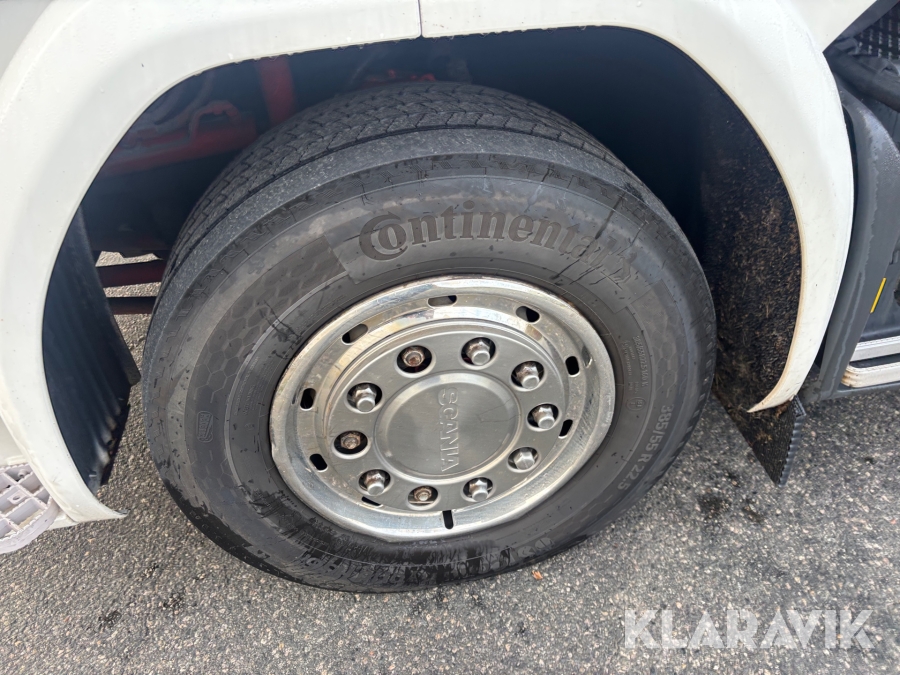 Kranbil Scania G410 Brädgårdsbil