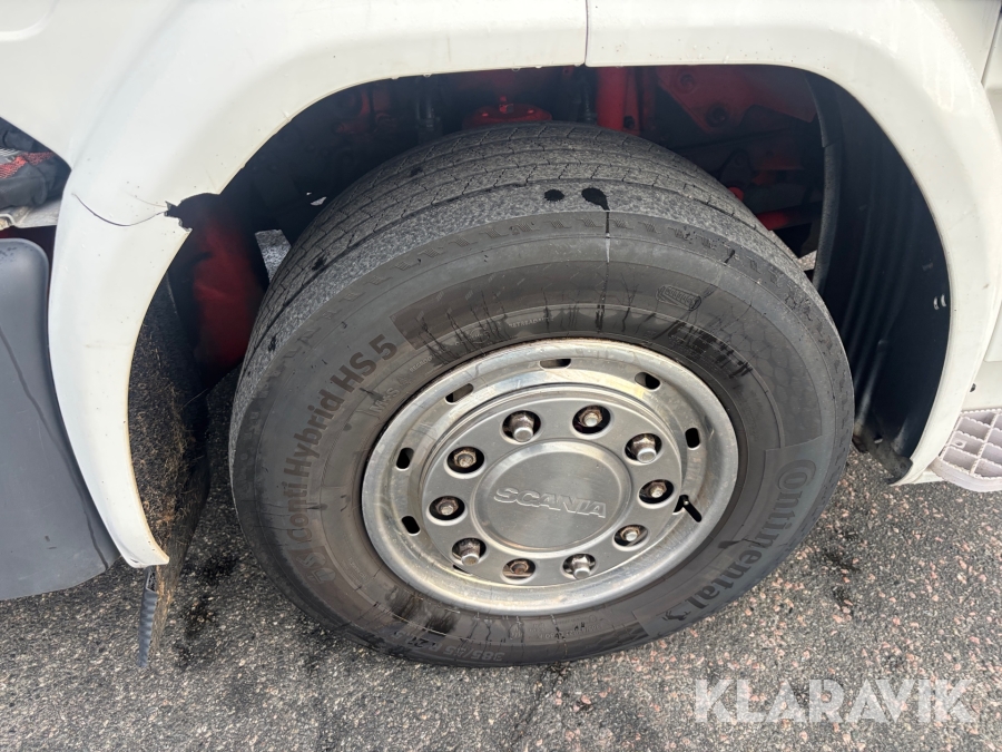 Kranbil Scania G410 Brädgårdsbil