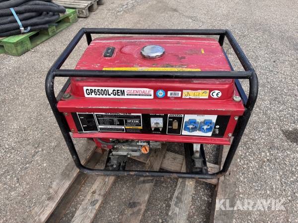 Elverk Glendale GP6500L-GEM