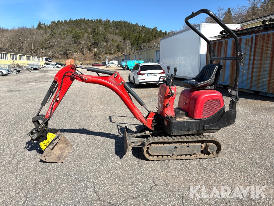 Grävmaskin Wacker Neuson 803 RD med släp