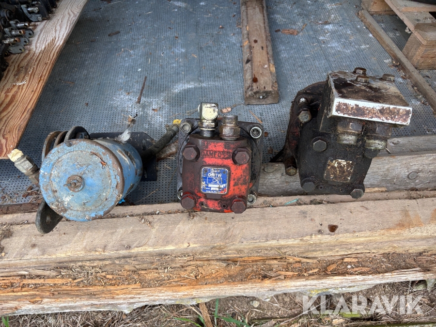 1st Hydraulpump och 2st hydraulmotorer Danfoss