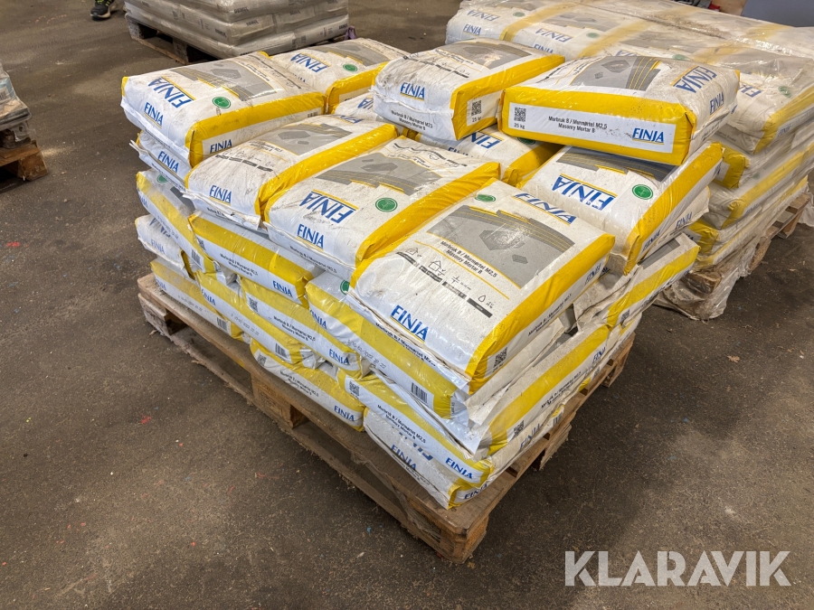 Murbruk Finja Murbruk B M2,5 - Totalt 42st