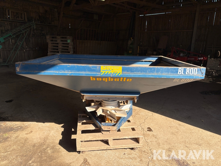 Gödningsspridare Bogballe BL 600, förhöjning BL800