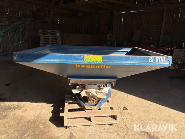 Gödningsspridare Bogballe BL 600, förhöjning BL800