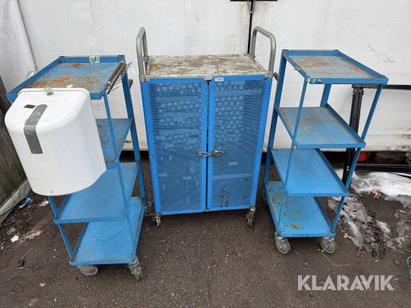 Verkstadsvagnar Bima 3st