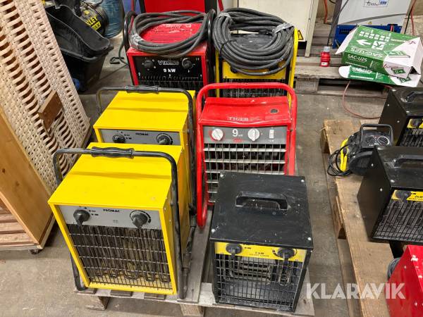 Värmefläktar Frico,Anslut,Promac,Viking