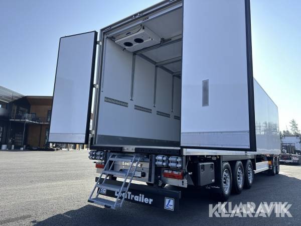 Släp Hakarps + LECI TRAILER Dolly + 13,6 FRC Trailer fullhöjd med bommar, thermotrailer