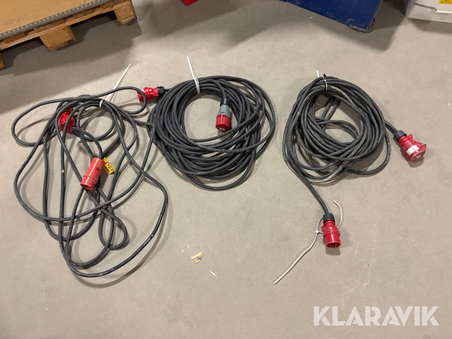 Skarvkabel 3fas 16A 3st