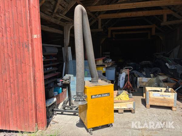 Svetsutsug Plymovent multifume caddie