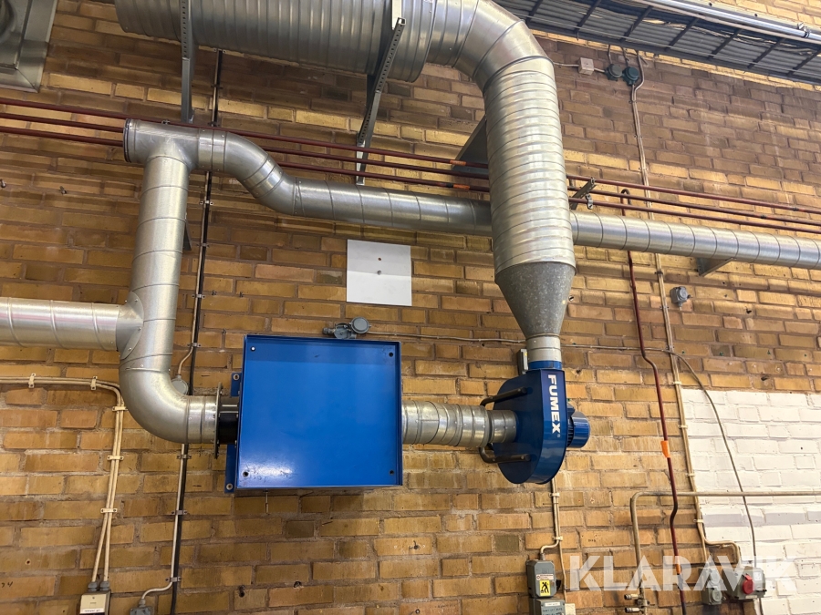 Utsugssystem Fumex väggmonterat