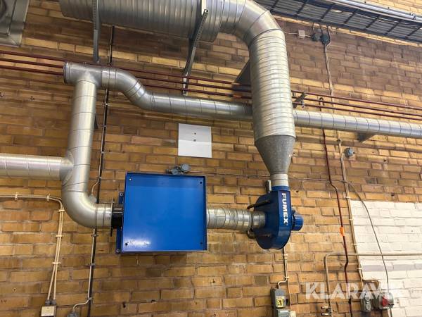 Utsugssystem Fumex väggmonterat