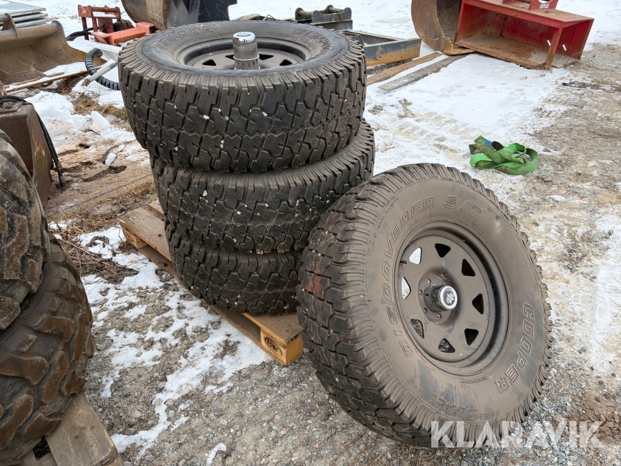 Hjul till pickup Jack Wheeler/Cooper 35x12.50R17LT 4 st