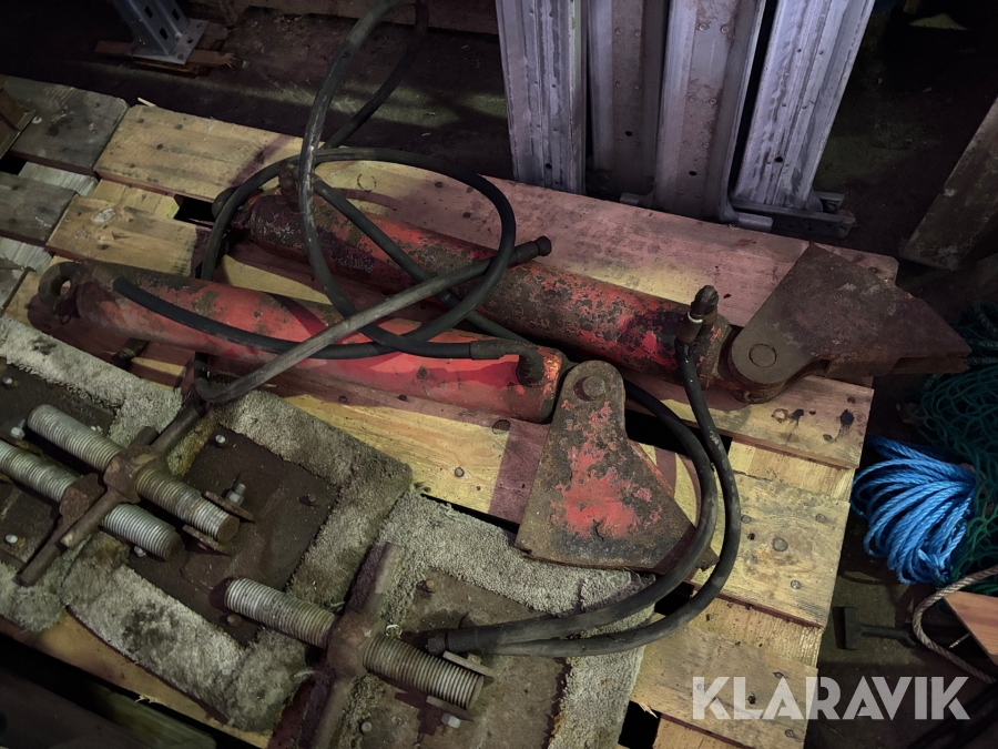 Dubbelverkande hydraulcylinder 2st