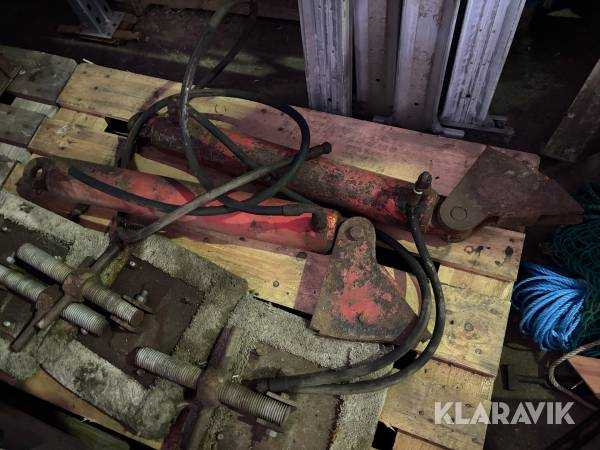 Dubbelverkande hydraulcylinder 2st