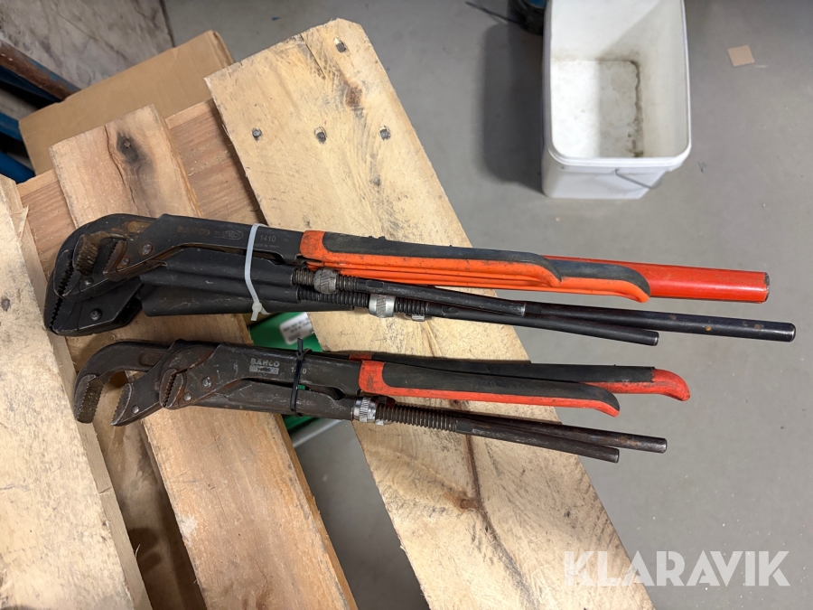 Rörtänger Bahco 6st