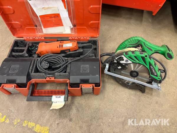 Cirkelsåg 1 st, Multimaskin 1 st Hitachi / Fein 